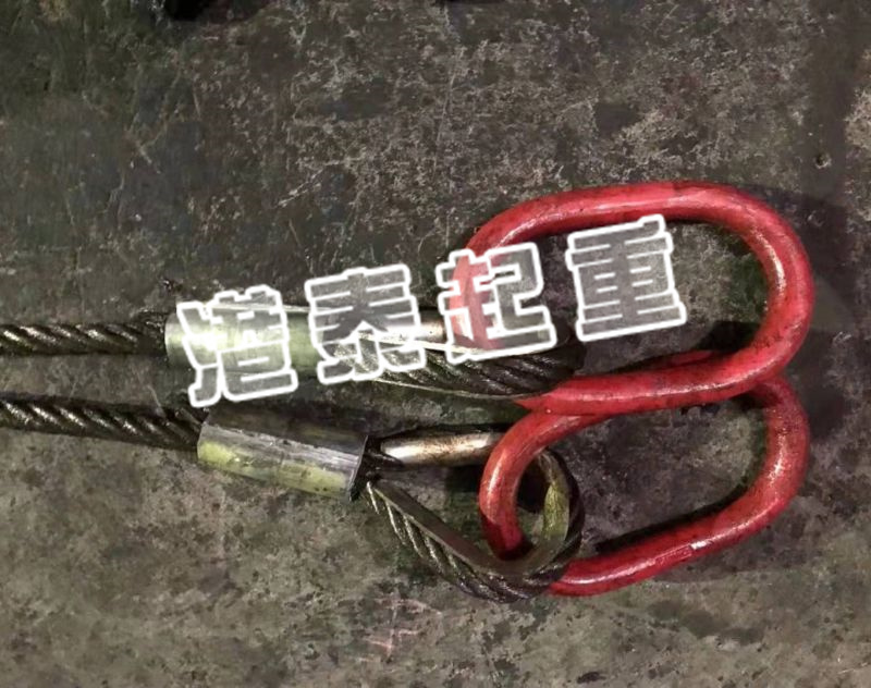 带吊环的铝制钢丝绳